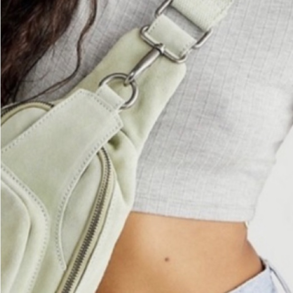 Free People Hudson Sling Bag in Cactus